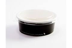 ECO SALADE/FOOD BOWL 360ml ZWART 50st